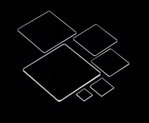 Density 6.91g/cm3 High Temperature Quartz Glass Plate For 1200 Degree Work Temperatre
