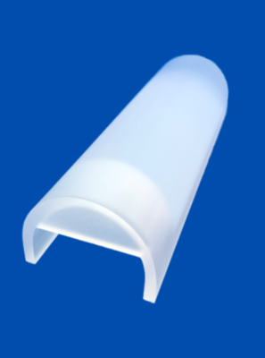 High Temperature Semicircle Machining Quartz Glass Parts For Industrial