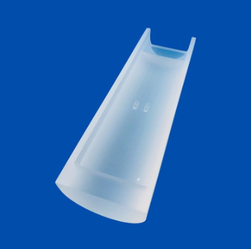 High Temperature Semicircle Machining Quartz Glass Parts For Industrial