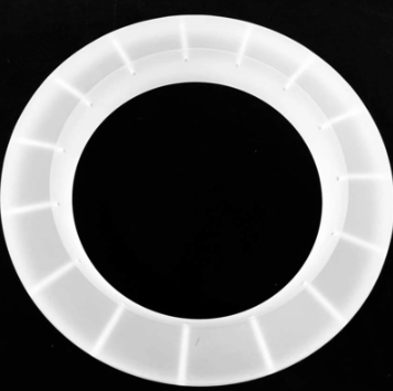 Machining Quartz Glass White Customized Fused Quartz Ring