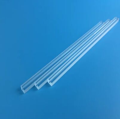 0.01 Ellipticity Semi Conductor U Shaped Quartz Rods For Precision