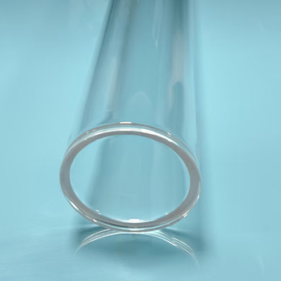 Quartz End Capped Tube OD43xWall3xL495mm High Purity One End Hermetically Sealed For Tube Furnace CVD Precursor