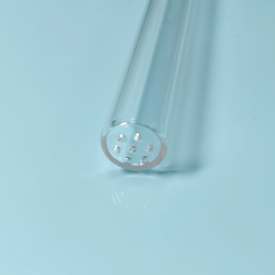High Purity Fused Silica Long Quartz Cell / Quartz Box For Vision Light Housing